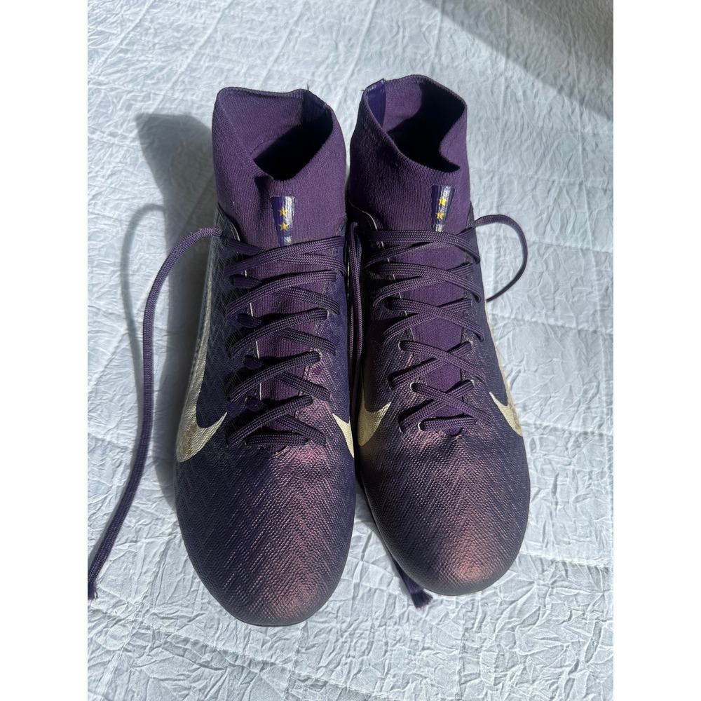 Nike Mercurial Superfly 9 Academy KM Soccer Cleats Purple Gold DO9345-694 Mens 8